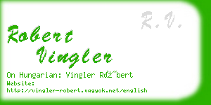 robert vingler business card